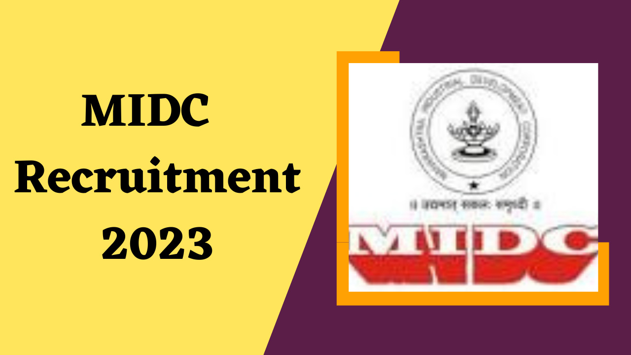 MIDC Recruitment Advertisements 2023