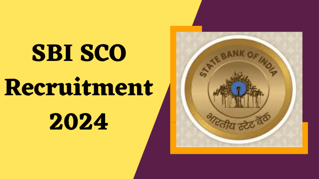 SBI SCO Recruitment 2024